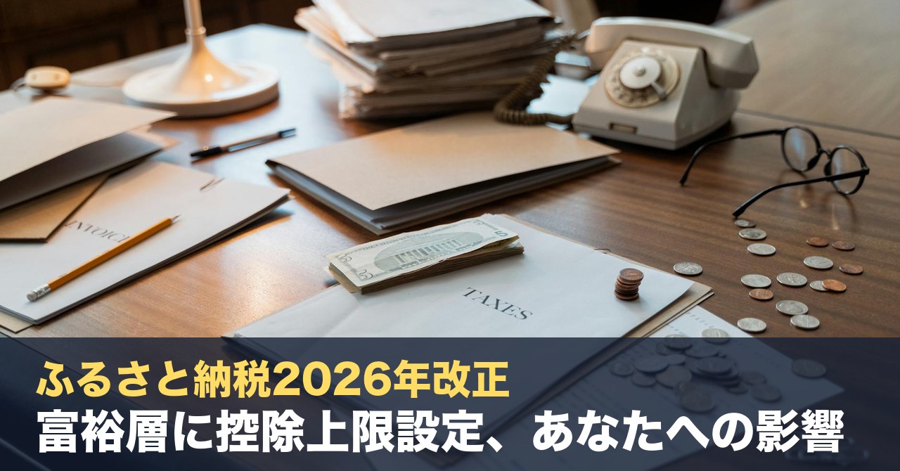 ふるさと納税2026年改正：富裕層に控除上限設定、あなたへの影響は？
